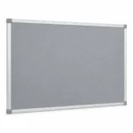 J Tablero de avisos de fieltro con marco de aluminio – vista 2