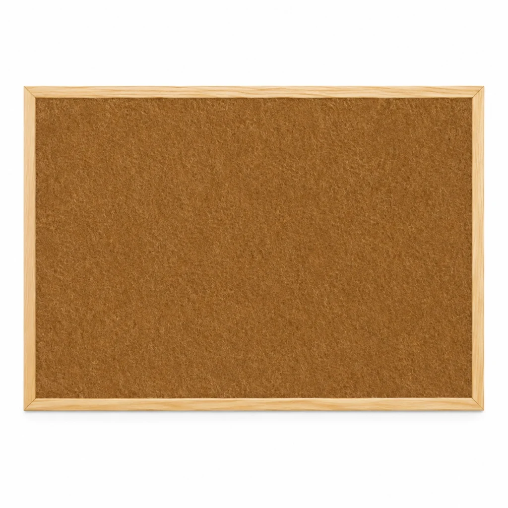 JW Solid Wood Frame Felt Notice Board