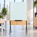 512 Glass and Felt Writing Partition – vista 3