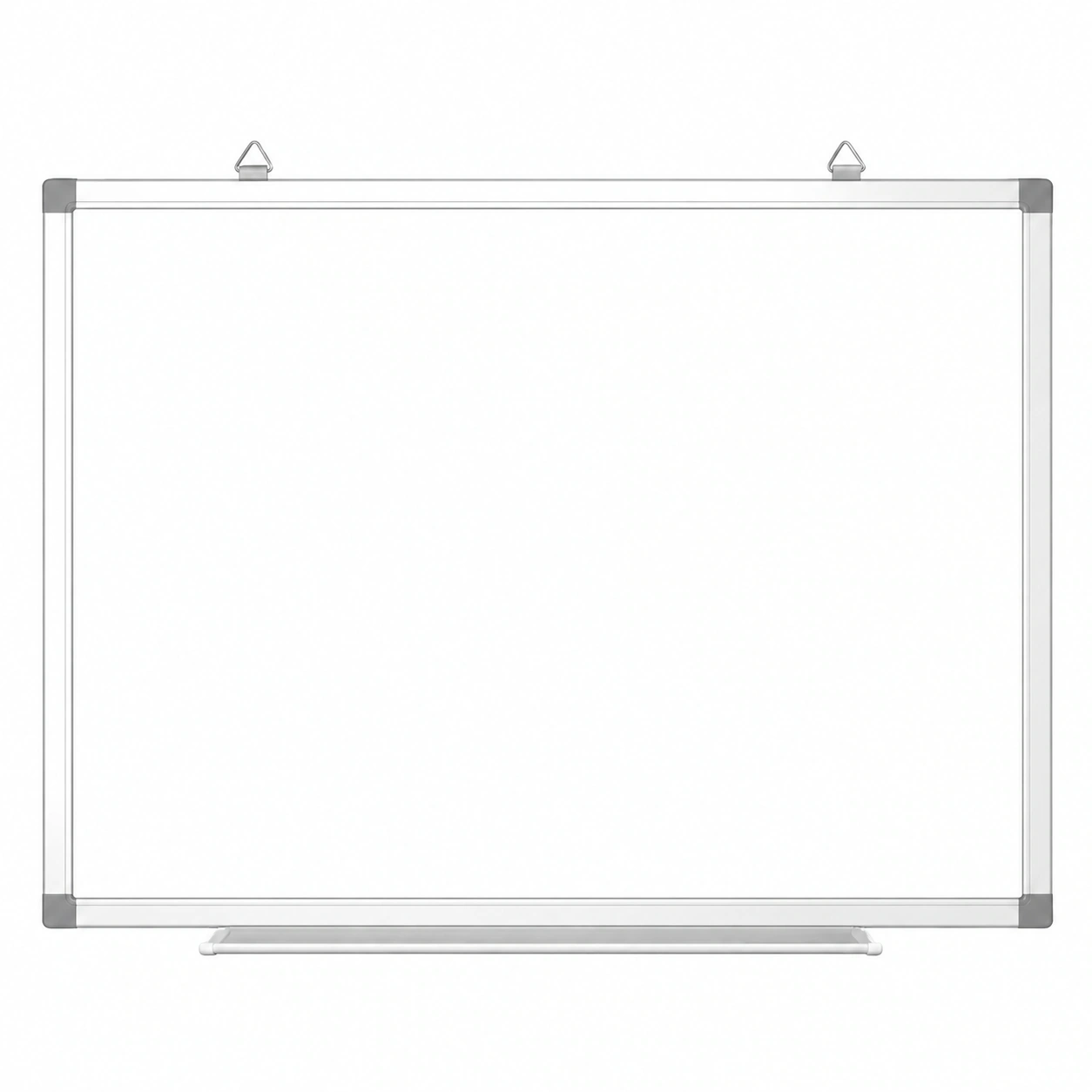 Aluminum Frame Whiteboard with Hanging Loops