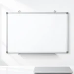 Aluminum Frame Whiteboard with Hanging Loops – view 4