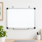 Aluminum Frame Whiteboard with Reinforced Corners – view 3