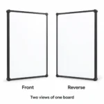 Black Corner Landscape Whiteboard – view 6