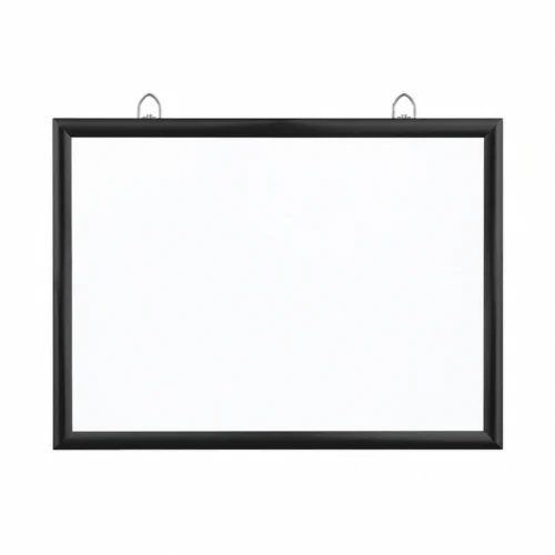 Black Frame Landscape Hanging Whiteboard