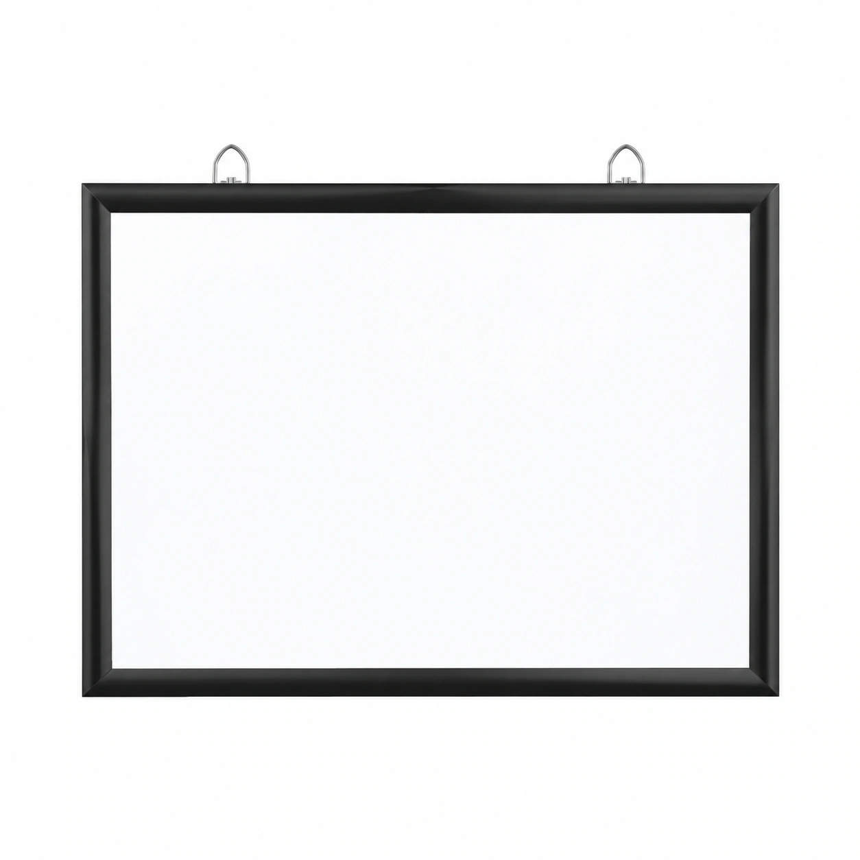 Black Frame Landscape Hanging Whiteboard