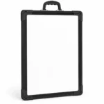 Black Frame Portable Whiteboard with Carry Handle – view 2