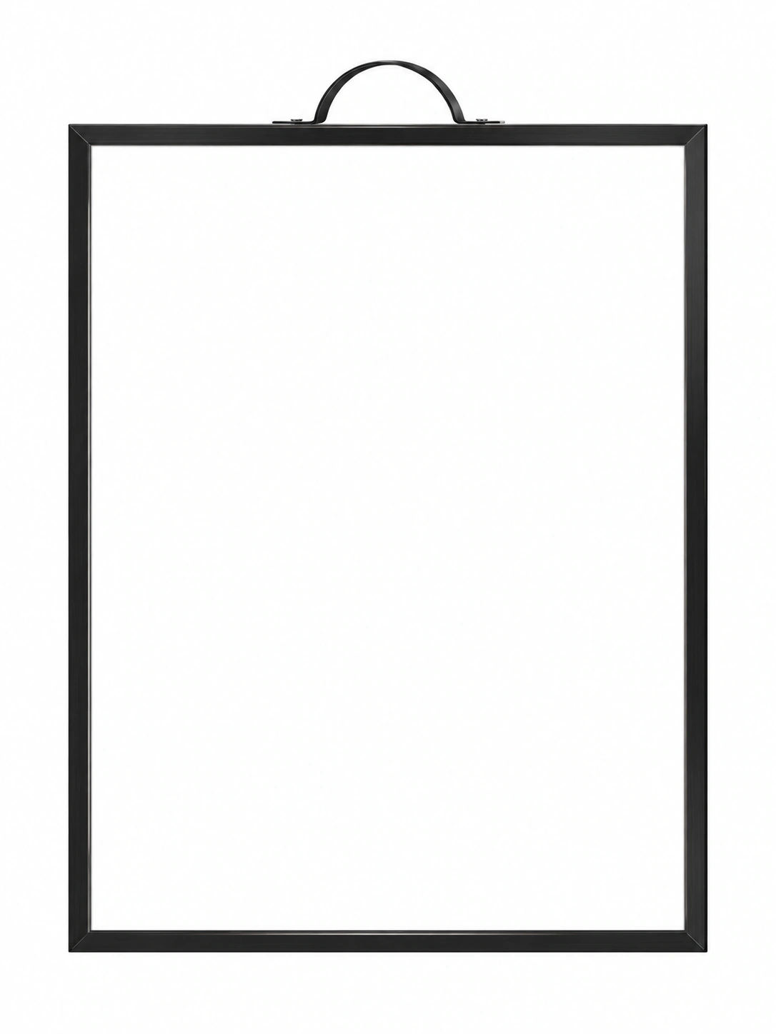 Black Frame Portrait Hanging Whiteboard