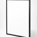 Black Frame Portrait Hanging Whiteboard – view 2