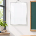 Black Frame Portrait Hanging Whiteboard – view 7