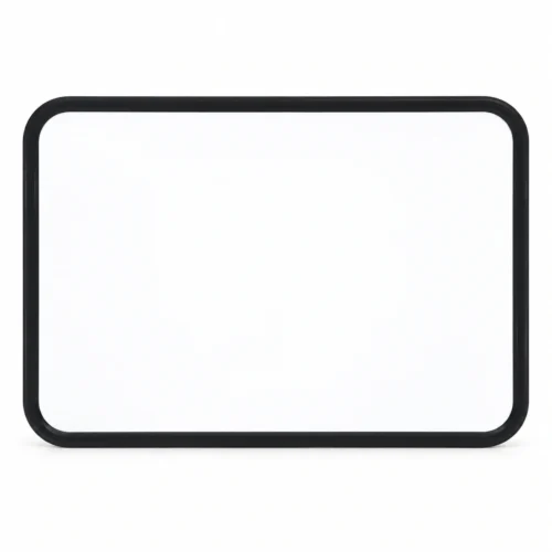 Black Rounded Frame Landscape Whiteboard
