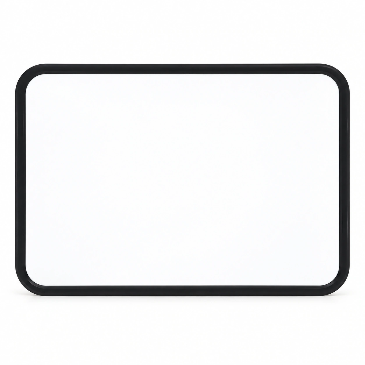 Black Rounded Frame Landscape Whiteboard