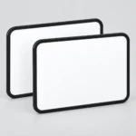 Black Rounded Frame Landscape Whiteboard – view 2