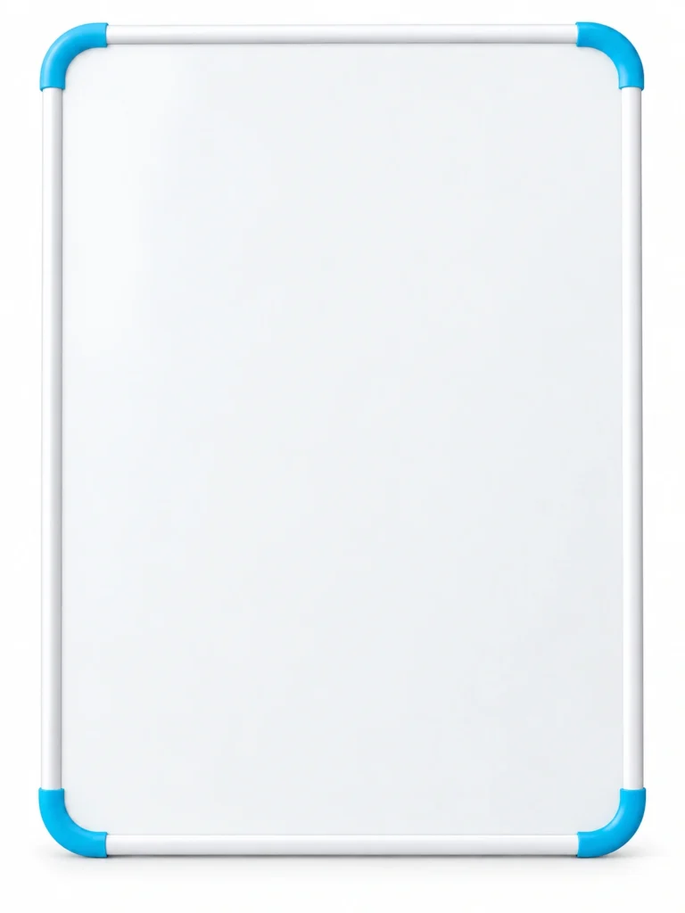 Blue Corner Portrait Whiteboard