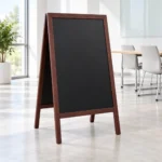 FMB01 Double-Panel Wood Frame Chalkboard Menu Sign – view 3