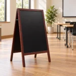 FMB01 Double-Panel Wood Frame Chalkboard Menu Sign – view 4