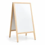FMB02 Double-Panel Wood Frame Whiteboard Menu Sign – view 2