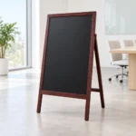 FMB03 Single-Panel Wood Frame Chalkboard Menu Sign – view 3
