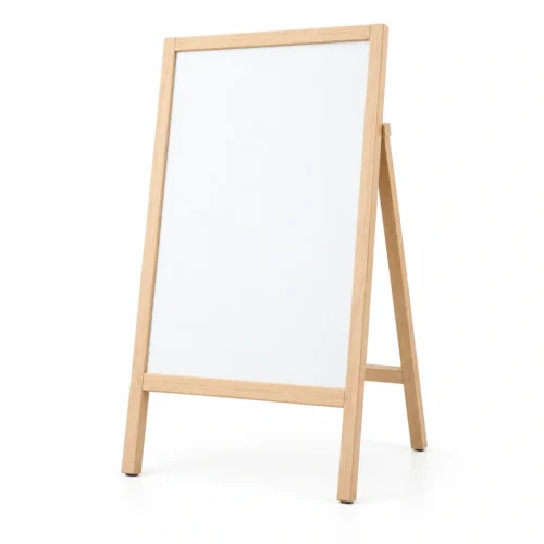FMB04 Single-Panel Wood Frame Whiteboard Menu Sign