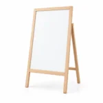 FMB04 Single-Panel Wood Frame Whiteboard Menu Sign – view 2