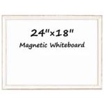 Decorative White Frame Landscape Whiteboard – view 2