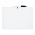 Frameless Whiteboard with Top Marker Clip