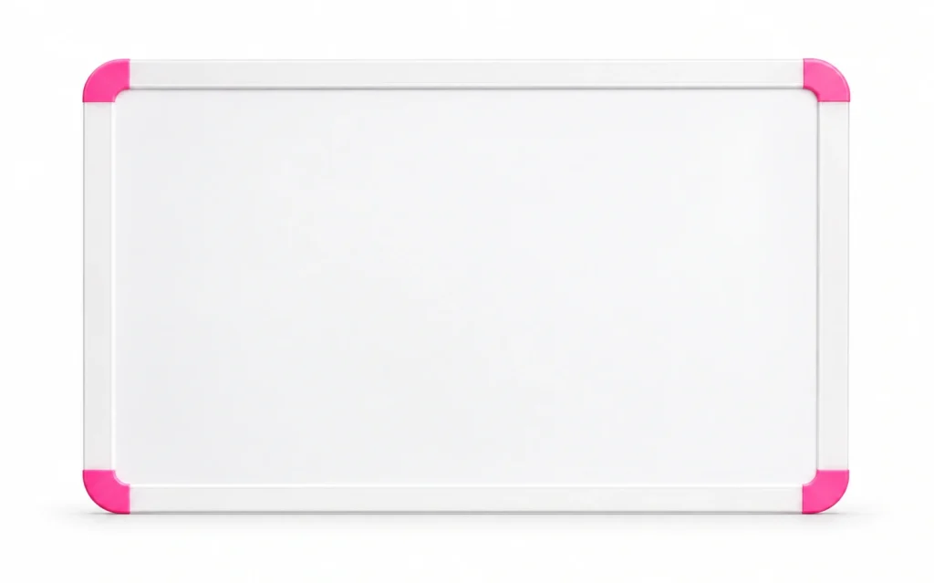 Pink Corner Landscape Whiteboard