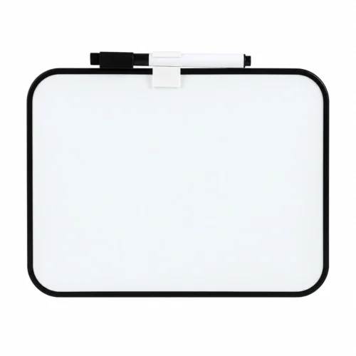 Rounded Black Frame Landscape Whiteboard
