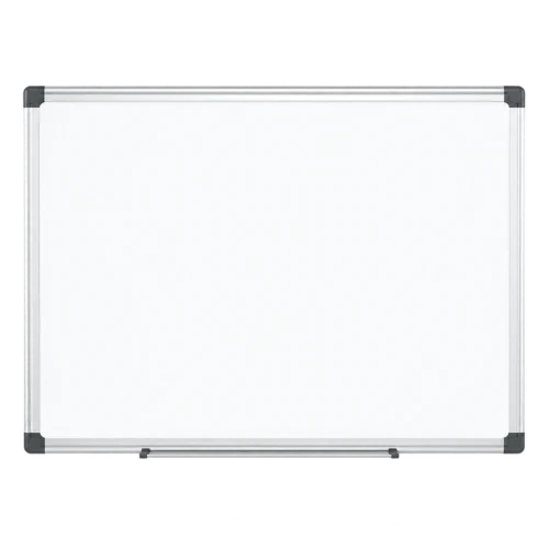 Silver Frame Landscape Whiteboard with Hanging Loops