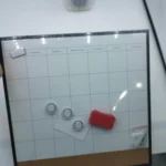 Black Frame Monthly Planner and Cork Strip Combo