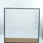 Black Frame Monthly Planner and Cork Strip Combo