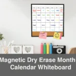 Black Frame Monthly Planner and Cork Strip Combo