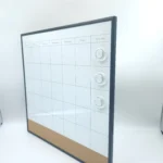 Black Frame Monthly Planner and Cork Strip Combo