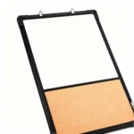 Black Frame Whiteboard and Cork Board Combo