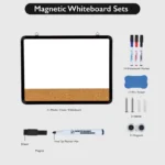 Whiteboard and Cork Strip Combo