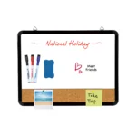 Whiteboard and Cork Strip Combo