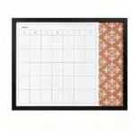 Monthly Planner and Patterned Memo Board Combo