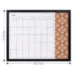Monthly Planner and Patterned Memo Board Combo