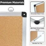 Whiteboard and Cork Board Combo