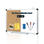 Whiteboard and Cork Board Combo